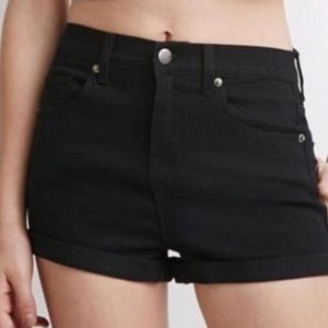 UO BDG pin up super high rise shortie shorts